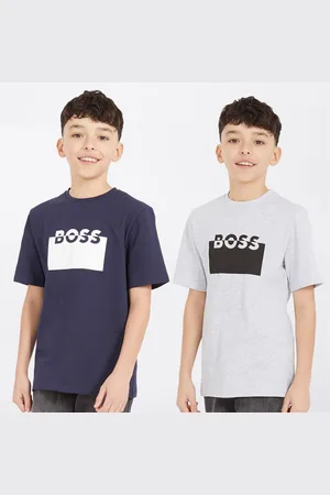 HUGO BOSS Twee T-shirts Jongens Navy/Grijs