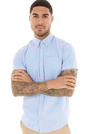 JACK & JONES JACK & JONES Heren Klassiek Korte Mouw Oxford Shirt Kasjmier