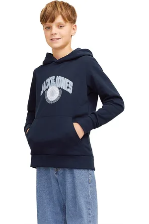 JACK & JONES JACK & JONES Jongens Varsity Hoodie Sky Captain