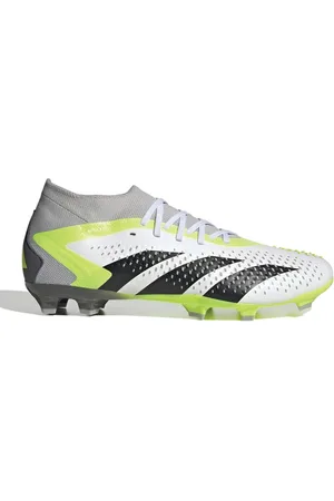 adidas Predator Accuracy.2 FG Voetbalschoenen Vast Grond Wolk Wit/Kern Zwart/Helder Geel