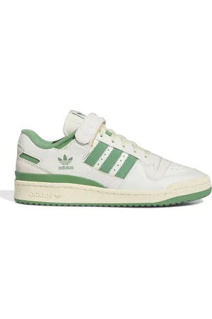 adidas Heren Forum 84 Lage Sneakers Ivoor/Geliefd Groen/Licht Geel