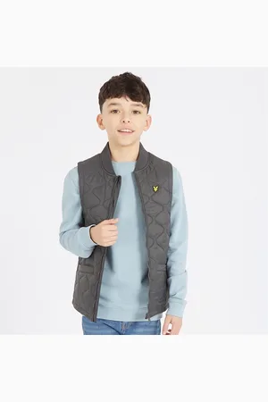 Lyle & Scott Jongens gewatteerd vest W635 Gunmetal