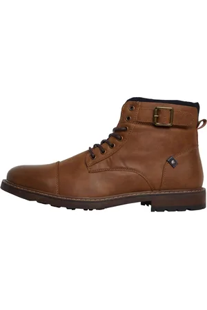 Deakins Werkschoenen Heren met gespsluiting Tan