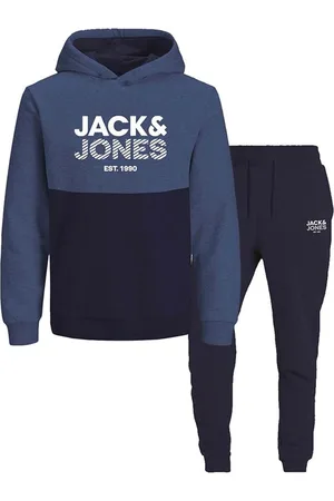 JACK & JONES JACK & JONES Jongens Miller Trainingspak Ensign Blauw
