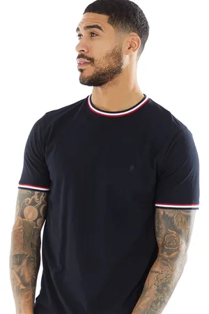 French Connection T-shirt Heren met Col Marine