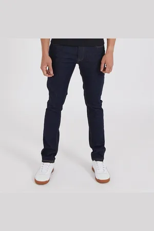 Crosshatch Heren Buraca Slim Fit Jeans Indigo