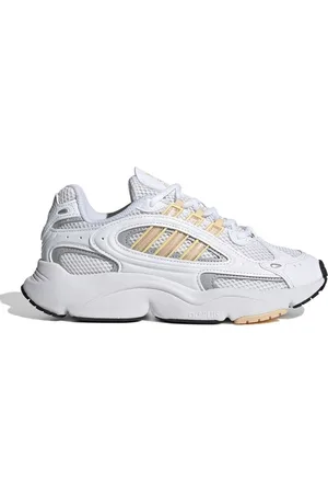 adidas Dames Ozmillen Sneakers Wolkwit/Gloe Oranje/Kristal Zand
