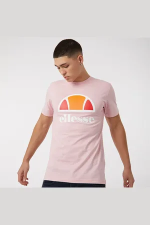 Ellesse T-shirt met Ecrillo Logo Lichtroze Heren