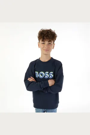 HUGO BOSS Jongens Sweatshirt Navy