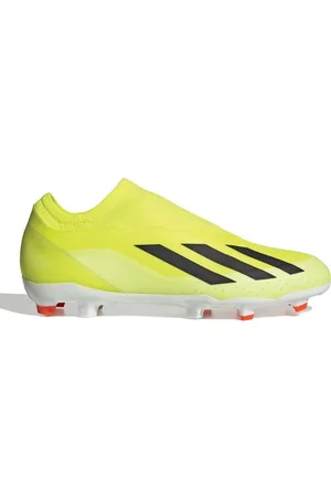 adidas Voetbalschoenen Heren Crazyfast League Laceless FG Kunstgras Zonnegeel 2/Zwart/Wit