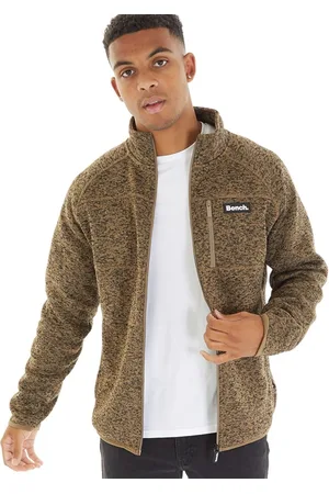 Bench Heren Wylden Fleece Kamelbraun Melange