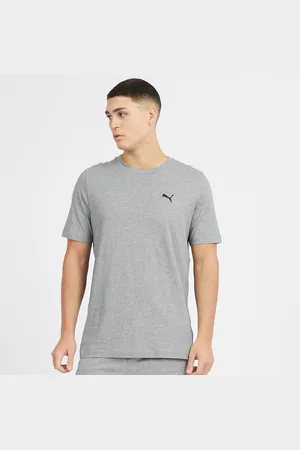 PUMA T-shirt met klein logo Heren Medium melange