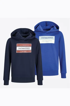 JACK & JONES JACK & JONES Jongens Set van 2 Milo Box Hoodies Marine Blazer