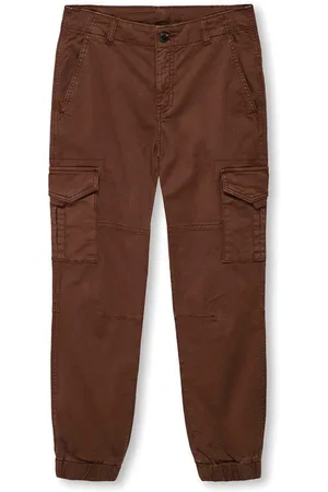 ONLY Jongens Maxwell Cargo Broek Cappuccino