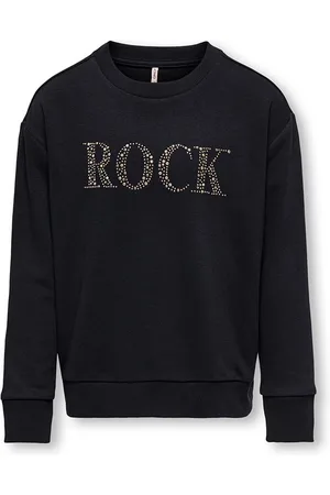 ONLY Zwarte Sweatshirt Meisjes Amy Stones