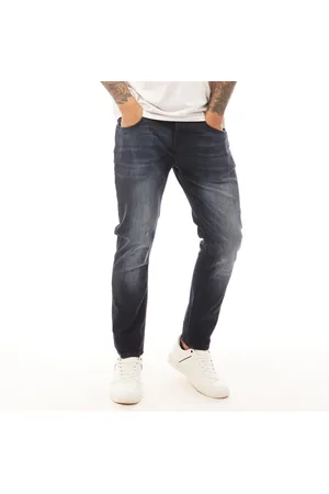 Duck and Cover Heren Maylead Slim Fit Jeans Zwart