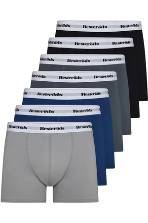 Resteröds Heren Kalle Baumwolle Sieben Pack Boxers Mehrfarbig