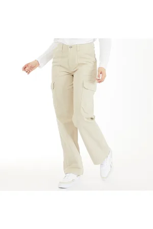 ONLY Cargo broek Dames Malfy met zilveren voering