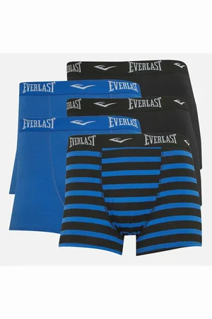 Everlast Herenslipjes 5-pack Zwart/Blauw