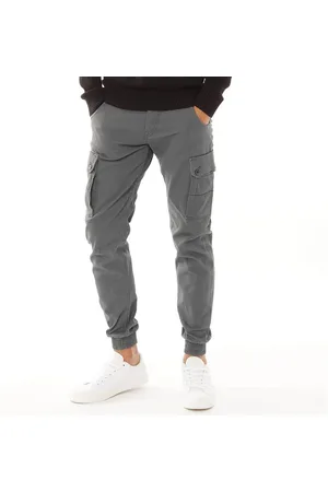 JACK & JONES JACK & JONES Heren Paul Warner AKM 111 Cargo Broek Asfalt