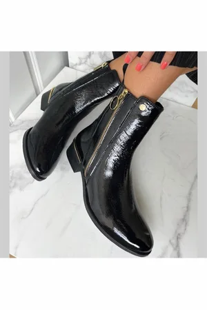 Copenhagen Shoes Dames Fever 22 Laklaarzen 038 Zwarte Lak