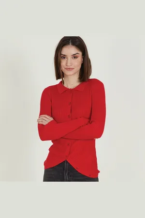 VERO MODA Dames Willow Cardigan Salsa