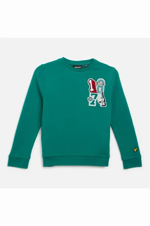 Lyle & Scott Jongens 1874 Patch Graphic Sweatshirt X154 Court