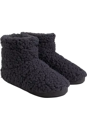 Mad Wax Slippers van Sherpa Jongens Antraciet