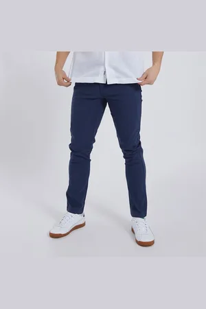 Bench Heren Eddie 22 Slim Fit Jeans Donker Indigo Wassing
