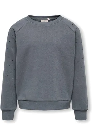 ONLY Sweatshirt Meisjes Kiara Life Zwart Parel