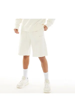 Champion Heren Eco Future Lange Bermuda Shorts Beige