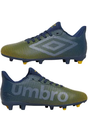 Umbro Voetbalschoenen Junior Velocita Matrix 1.0 FG Vast Veld Poseidon/Wit/Felgeel