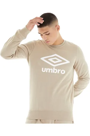 Umbro Sweatshirt Heren Stone/Wit
