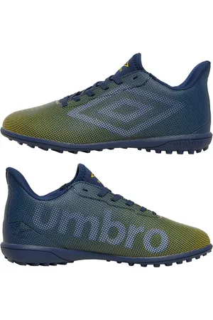 Umbro Voetbalschoenen Junior Velocita Matrix 1.0 TF Astro Poseidon/Wit/Gloeiende Geel