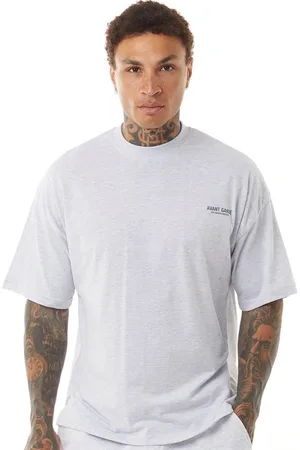 Avant Garde T-shirt Heren Lichtgrijze Melange