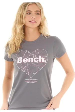 Bench T-shirt Alayna Antraciet Dames