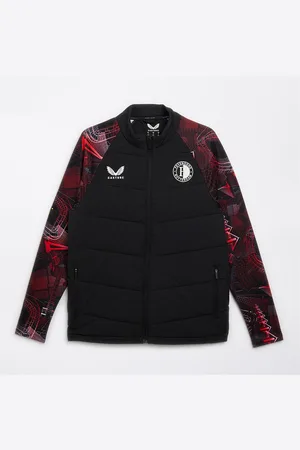 CASTORE Heren FR Feyenoord Stadion Druck Hybrid Jacke Kaviar