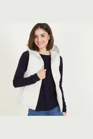 ONLY Dames Abbie Gestepten Hoodie Gilet Birch