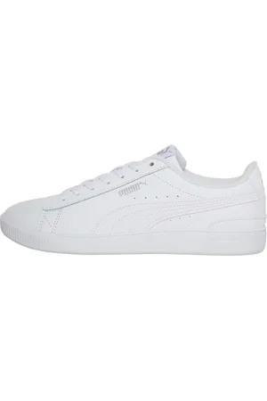 PUMA Witte Vikky V3 leren sneakers dames