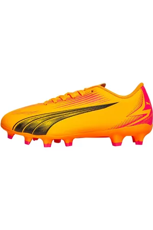 PUMA Voetbalschoenen Junior Ultra Play FG/AG Vast/Kunstgras Zonnegele Stream