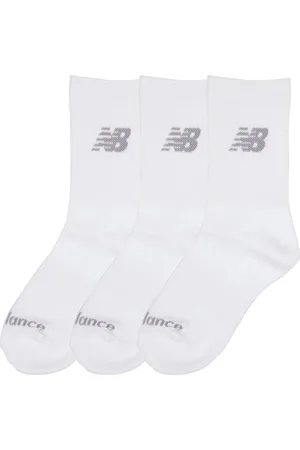 New Balance Junior Sokken met Drie Paar Kussens Witte Crew