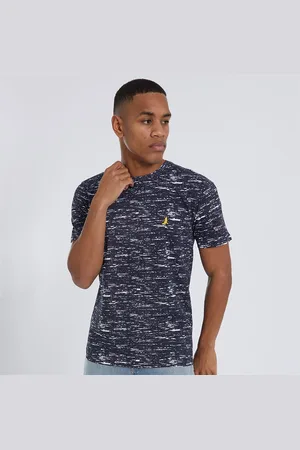 Brave Soul T-shirt met ballonprint Heren Navy