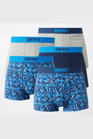 DKNY Herentrunks Alton Vijf Pack Dress Blue/Grey Marl/Lapis Blue/Blauw/French Blue