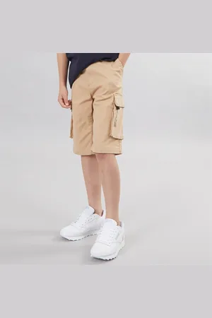 French Connection Jongens Vault Cargo Shorts Zand/Zwart