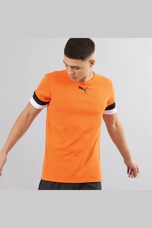 PUMA Heren TeamRISE Training Jersey Golden Poppy / Black / White