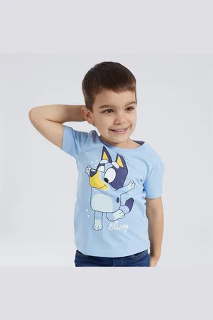 Bluey T-shirt Kinderen Koningsblauw Chambray