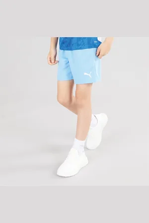PUMA Jongens Teamrise Training Short Team Lichtblauw / Wit