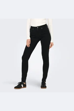 ONLY Dames Rina Mid Rise Push Up Jeans