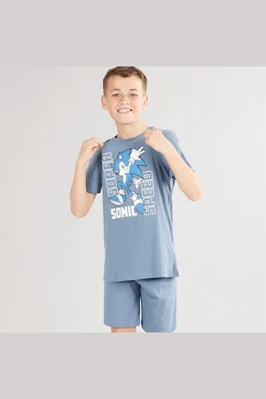 Sonic The Hedgehog Jongens Kaj T - Shirt En Shorts Set Mirage
