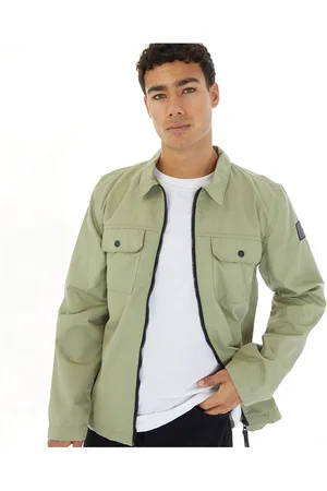 Avant Garde Heren Stealth Overshirt Salie
